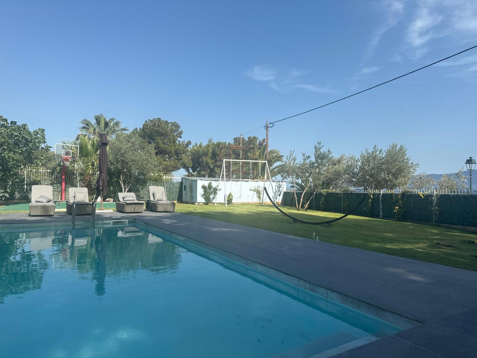 Zoza Luxury Villa Isthmia By The Sea With Private Pool Kalamáki Exteriör bild